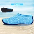 【Footprint】 Unisex Water Shoes Beach Swimming Aqua Shoes Men Women Sports Water Diving Underwater Socks Breathable Seaside Socks. 