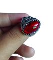 Anari yaqoot Turkish Stylish Stone Ring Turkish Design Rings For Men and Boys Fashion Stylish New Design Rings Stainless Steel /Anari Yaqoot stone /anari yaqoot gemstone/red stone.. 