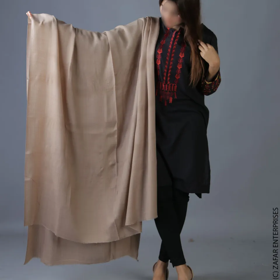 Pure Acrylic Wool Plain Fancy Pashmina Lookalike Shawl For Women