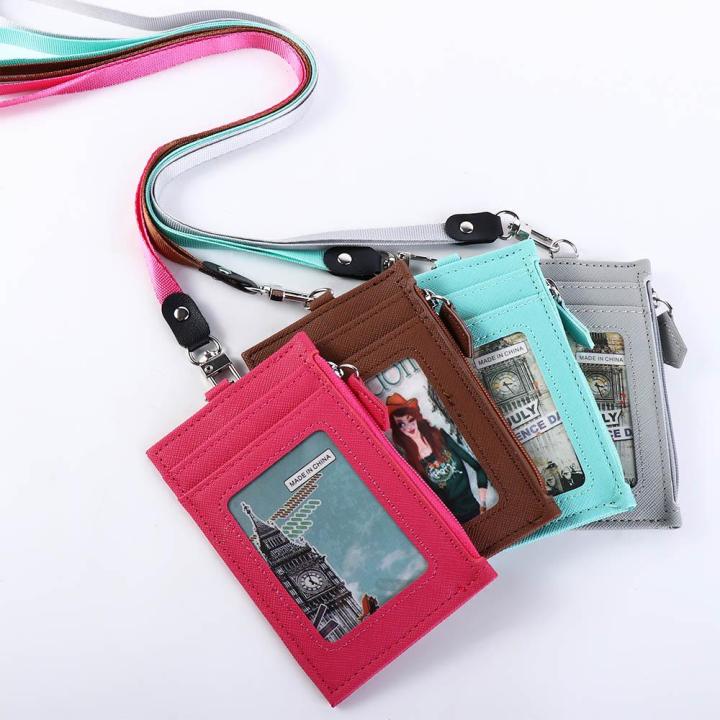 Card Pouch Student 2024 1Pcs Black Business Credit Card ID Badge Wallet Pouch Women Men ...