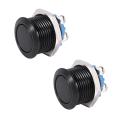 2X Horn Switch Horn Button Push Button Switch For Car 16mm 12V. 