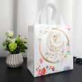 1/10pcs Eid Holiday Gift Bags Nonwoven Al-Fitr Treat Bags Moon Star Pattern Cartoon Printing Gift Bag for Eid Party. 