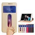 lthmy for Huawei Ascend Mate 7 Flip PU Leather  View With Kickstand Feature Magnetic Closure Case. 