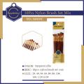 Keep Smiling 8010C - Pack of 10 Multi Shapes High Quality Nylon Professional Art Brush Set Water Color Oil Acrylic Artist Paint Brush Set. 