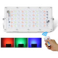 50W RGB LED Flood Light Spotlight 220V IP66 Outdoor Lighting Waterproof Floodlight & Remote Control. 