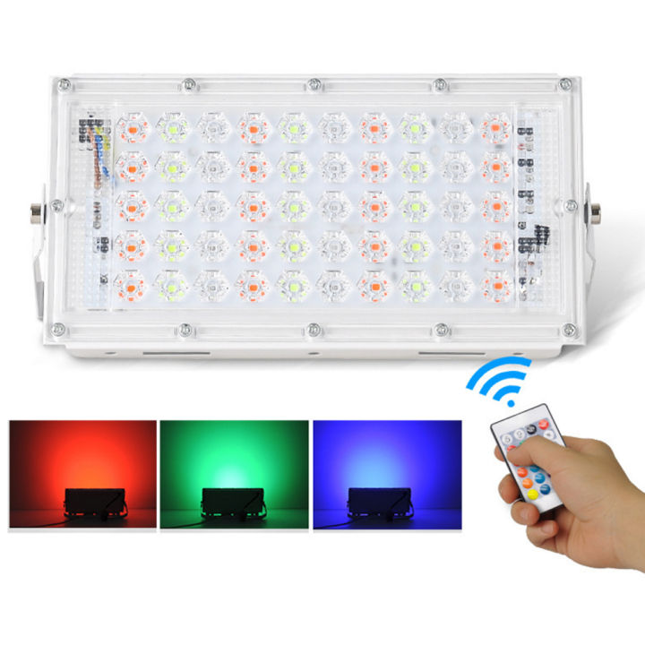 50W%20RGB%20LED%20Flood%20Light%20Spotlight%20220V%20IP66%20Outdoor%20Lighting%20Waterproof%20Floodlight%20&%20Remote%20Control%20-%20Image%205