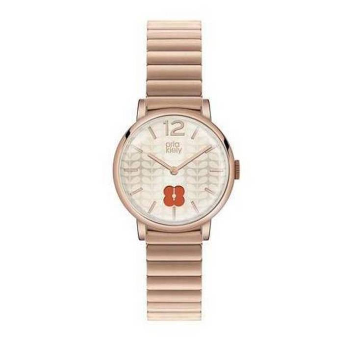 Orla Kiely Frankie Ok4006 For Women Rose Gold Plated Watch