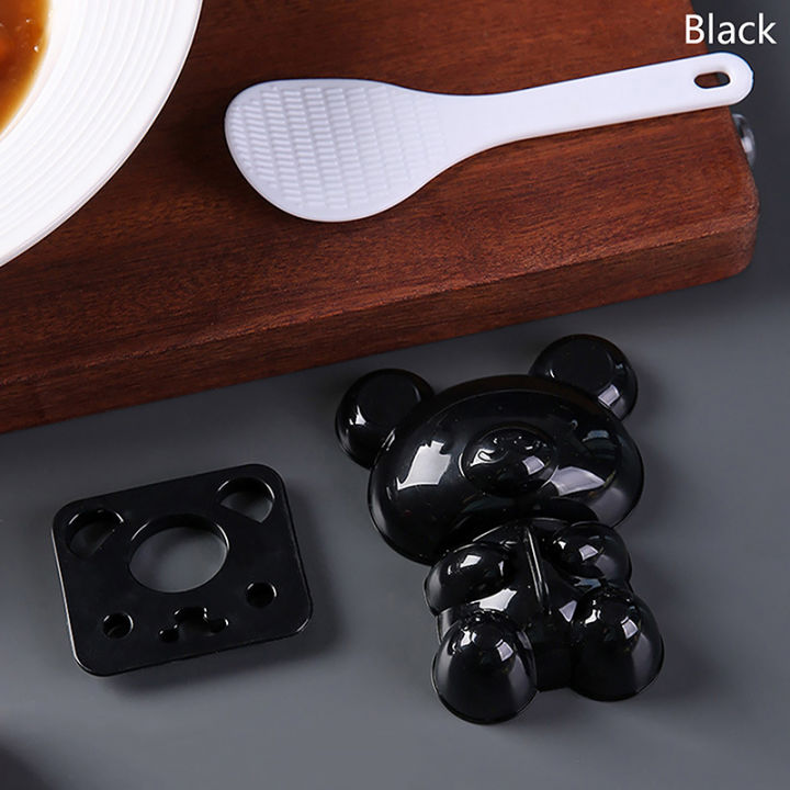 Cartoon Bear Kids Rice Ball Maker Mold Onigiri Mold 3D Bento Box Sushi Kitchen Tools Gadgets Sanwich Decoration Cutter Gift
