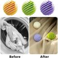 Pack of (04Pcs) Laundry Balls For Washing Machine Cleaning Clothes Hair Removal Lint Wash. 
