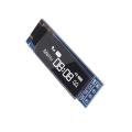 I2C OLED Display Module 0.91 Inch I2C SSD1306 OLED Display Module blue or white I2C OLED Screen Driver DC 3.3V~5V for Arduino. 