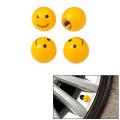 Tyre Valve Emoji Smiley 2 Pcs for Motorcycle / Car. 
