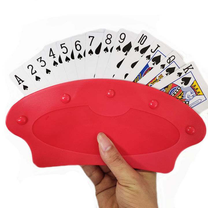 【Beiver Jewelry Store】New Playing Card Holders Poker Stand Seat Lazy Base Game Organizes Hands For Play Christmas Birthday Party Toys