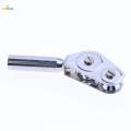 Double Roller Fishing Rod Guide Tip Durable Pulley Ring Rod Guide Tip Sea Fishing Boat Trolling Tool. 