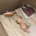 IELGY Rhinestone Bowknot Stiletto Pointed High Heels For Women. 