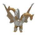 4PCS Machinery Godzilla 3-Headed Golden Dragon Dolls Toy for Car Room Decoration. 