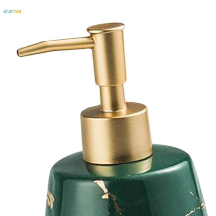 Bathroom%20Counter%20Ceramic%20Liquid%20Soap%20Dispenser%20260ml%20Pump%20Bottle%20Refillable%20for%20Women%20and%20Men%20-%20Image%204