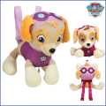 Paw Patrol Backpack Zipper With Adjustable Straps For Kids - Chase, Skye, Marshall. 