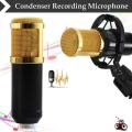 BM800 Condenser Microphone Kit With V8 / V8PLUS USB Sound Card, Pop Filter & Arm Scissor Stand. 