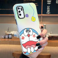 FINDWORLD for Vivo Y50 Y30 Y30i Back Cover Lovely Doraemon Fashion IMD High Quality Laser Glitzy Phone Case Colorful Soft Edge Shockproof Hard Cover. 