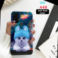 Itel A48 Back Cover - Cat Soft Case Cover. 