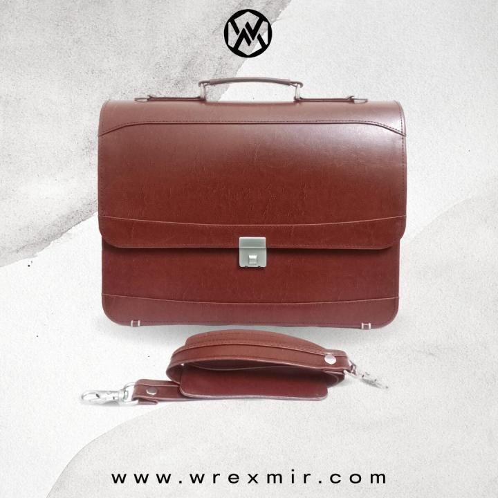 High Quality Leather (pu) office executive bag for men laptop and file bags digit lock security mens style breifcase with shoulder strap