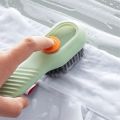 Multi-purpose shoe brush soft bristle automatic liquid long handle cleaning brush clothes board brush household cleaning tools. 