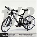 Simulation Diecast Mountain Sport Bicycle Toy Model 1:8 Scale Color May Vary. 
