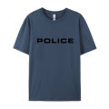 Police T Shirt Graphic Print Adult Tee Shirt Simple Style Homme Black T-Shirt Custom Loose T-Shirt Oversized. 