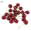 Simulation Fruit Cherry Artificial Fruit Cherries Hand Made Fruit Decorations 20. 