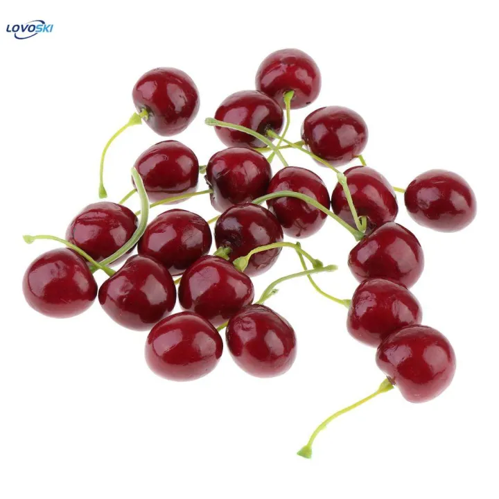 Simulation%20Fruit%20Cherry%20Artificial%20Fruit%20Cherries%20Hand%20Made%20Fruit%20Decorations%2020%20-%20Image%205