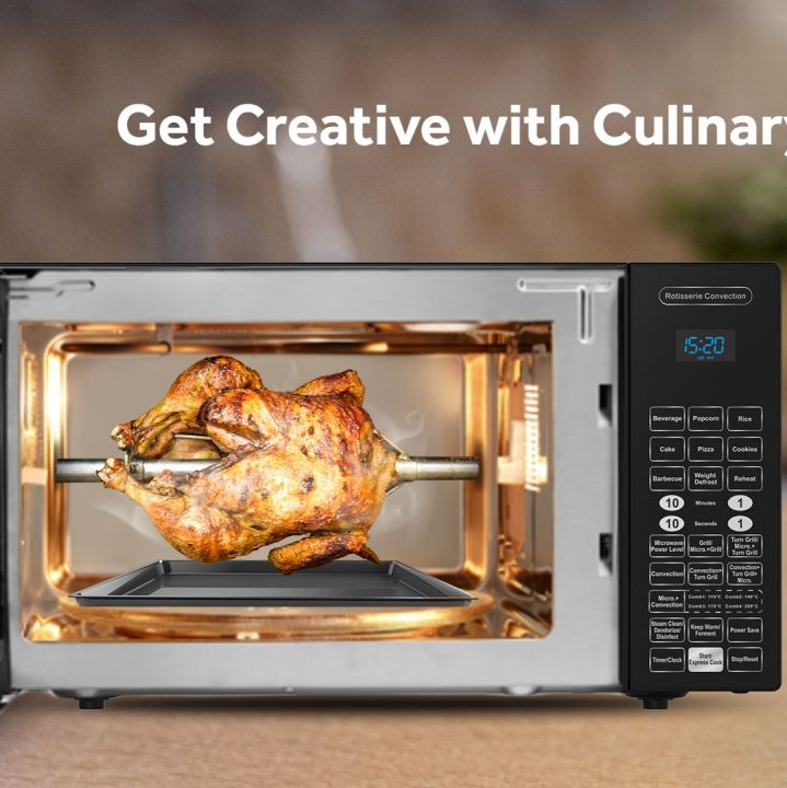 Haier 30L/Rotisserie/Grill/Convection/HGL-30100 (Digital Control/Baking/Steam Clean) /Microwave Oven/1 Year Warranty