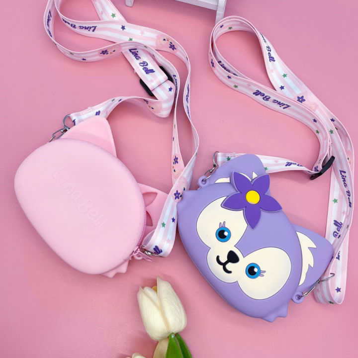 Diagonal%20Kids%20Silicone%20Bag%20Cartoon%20Fox%20Lena%20Belle%20Trend%20Girls%20Coin%20Purse%20Storage%20Mini%20Wallet%20Wholesale%20-%20Image%202