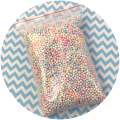 2.5-5mm MULTI-PACK SMALL PASTEL FOAM BEADS FOR SLIME, PARTY DECORATION & GIFT PURPOSES!!!. 