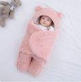 The Royal Bedding Newborn Baby Wrap Blankets Fleece Sleeping Bag Envelope – Soft, Warm & Comfortable for Babies (0-6 Months, 13x28 inches). 