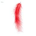 100 Pcs Feathers Jewelry Feathers Craft Feathers for Wedding Decorations, Home Decor - Red. 