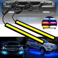 1Pcs 17CM Car LED COB DRL Daytime Running Lights 12V Waterproof External LED Car Light Source Parking Fog Bar Lamp Car Styling 8 Color Options. 