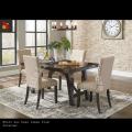 Modern Tufted Fabric Dining Chairs (Set of 4) & table. 