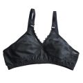 Cotton Bra Soft Bra Nonwired & Unpadded Cups Breathable Bra Soft & Light Designed Bra Bra with Romantic Scalloped Trim Elastic Strape Bra/100% Cotton Strape Bra. 