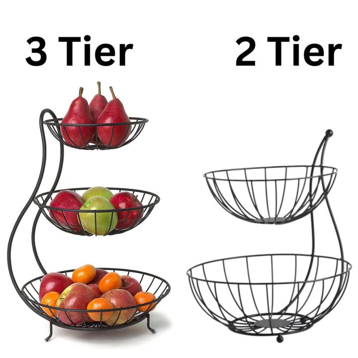 Fruit and Vegetable Basket for Kitchen - Fruit Basket for Dining Table - Fruit Bowl – Fruit and Vegetable Stand for Kitchen – Counter Top Fruit Rack