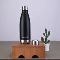 Hot & Cool Stainless Steel Vacuum Insulated Water Bottle, (Black. 