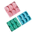 New Healthy Materials Honey Bee Silicone Soap Mold 6 Cavities Handmade Molds SEVICH. 