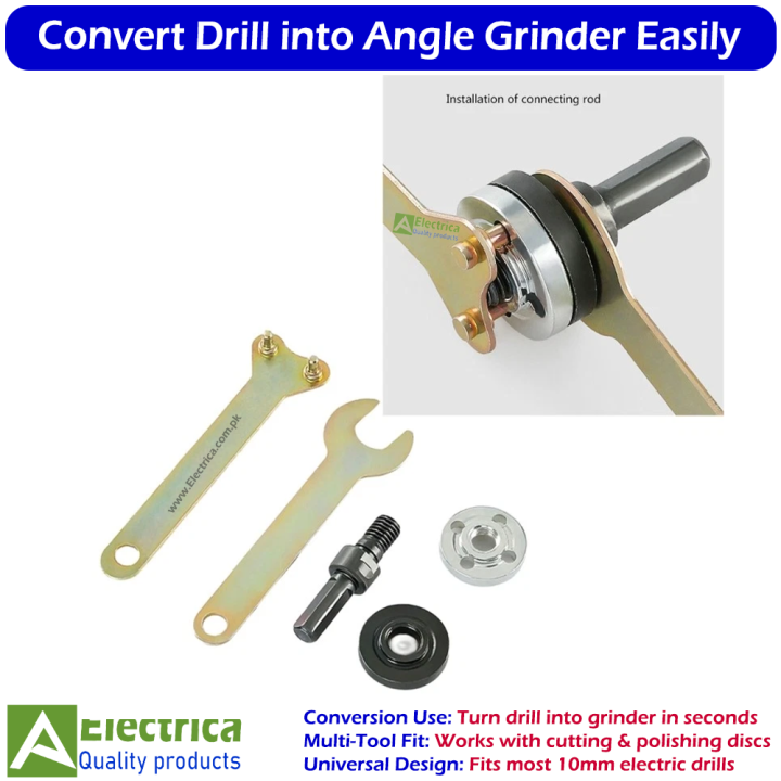 10mm%20Drill%20to%20Angle%20Grinder%20Adapter%20Rod%205pcs%20Set%20for%20Cutting,%20Grinding%20&%20Polishing%20Conversion%20Tools%20by%20Electrica%20-%20Image%204
