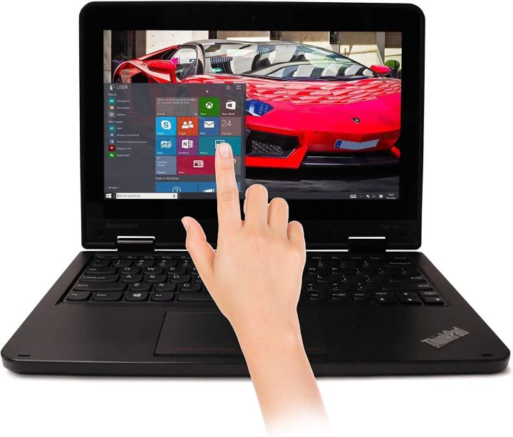Lenovo ThinkPad Yoga 11e 11.6-inch Touch Screen 360 Convertible Laptop 4gb ram | 16 GB | 128 SD CARD