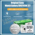 50PCS Sony 377 377A SR626SW AG4 SR626 LR66 LR626 1.55V Silver Oxide Watch Battery For LED Headphone Scale Calculator Button Cell. 