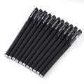 GP-380 Black Matte Gel Pen Carbon Rollerball Pen Three Color Bullet Water-based Office Study Exam Wholesale. 