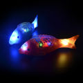 【Yibei Fairy Tale Toy City】Simulation Swimming Electric Fish Toy Kids LED Lighting Sound Educational Toys for Children Gift Random. 