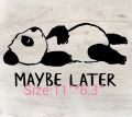 Funny Saying Grunge Quotes Philosophy Iron-on transfers for clothing Maybe later Custom labels. 