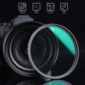 K&F Concept 77mm Black Diffusion Filter 1/4 Mist Soft Glow Diffuser Lens Filters (Nano-X Series). 