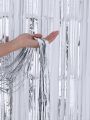 Plain Foil Fringe Curtain | Backdrop curtain for birthday | Foil curtains for happy birthday decoration And Wedding ceremony. 