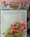 Pin Board -Peg Board Toy for Kids-Nail Puzzle-Mosaic Puzzle Board - Creative Game Activity - Dimension(16.5× 16.5)cm - Multicolor. 